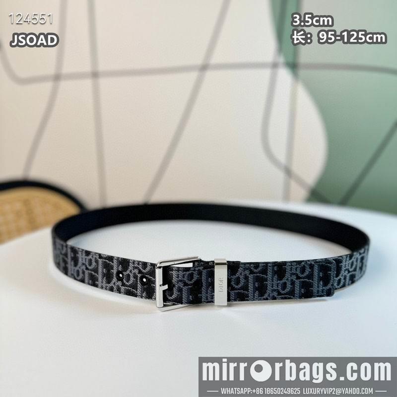 Replica Dior belt 35mmX95-125cm 8L28