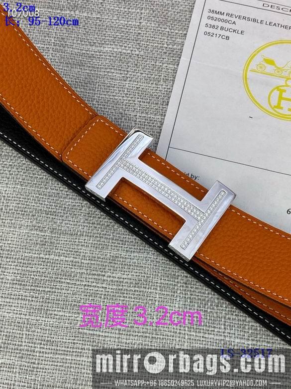 Replica Hermes Belt 32mmX95-125cm 8L01