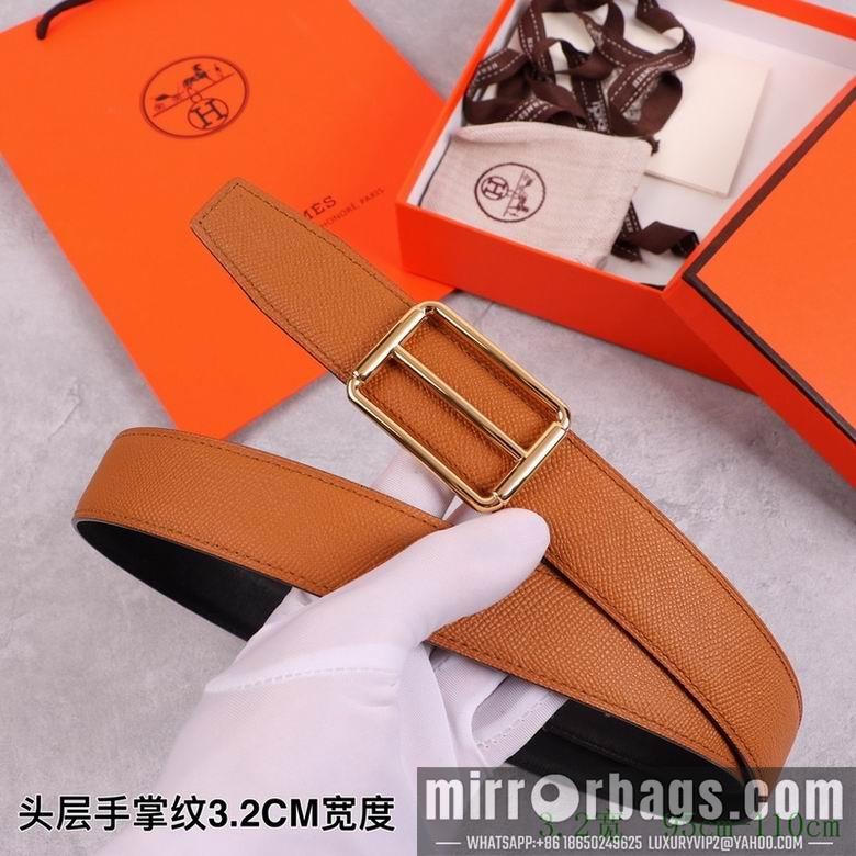 Replica Hermes Belt 32mmX95-110cm 7D24