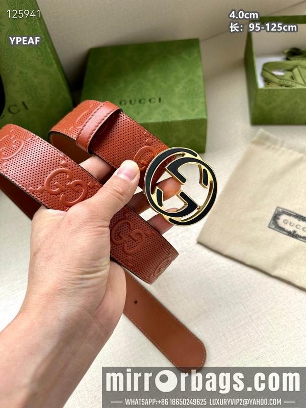 Replica Gucci belt 40mmX95-125cm 8L75
