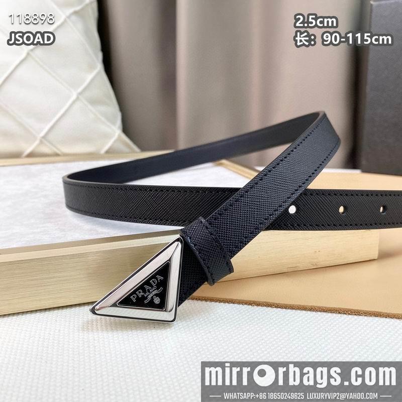 Replica Prada belt 25mmX90-115cm 8L040801
