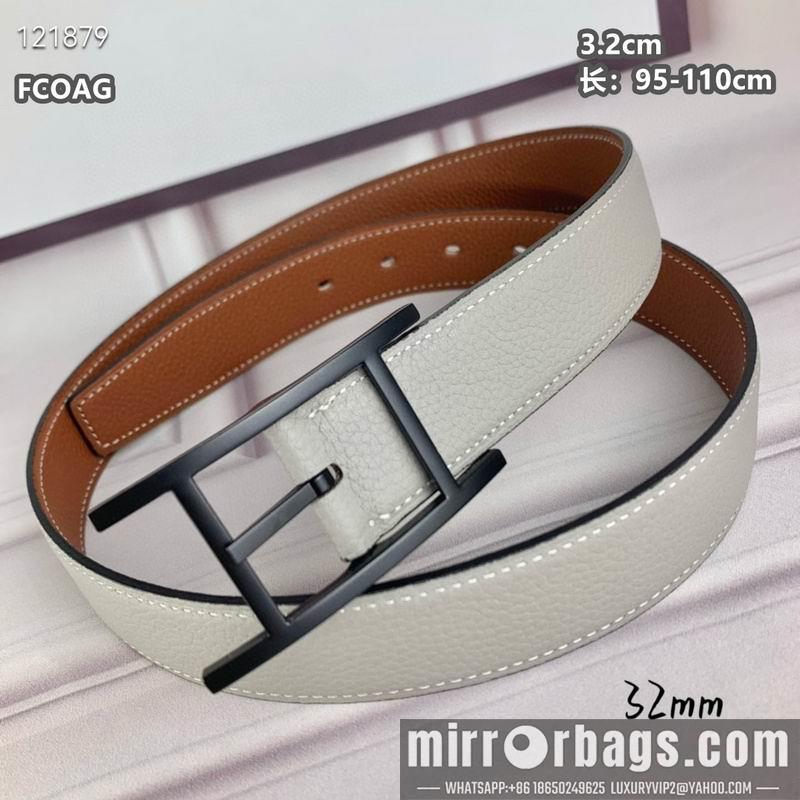 Replica Hermes belt 32mmX95-110cm 8L27
