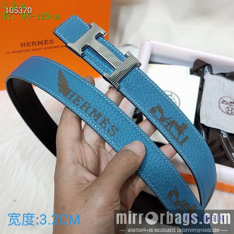 Replica Hermes Belt 32mmX95-125cm 8L03