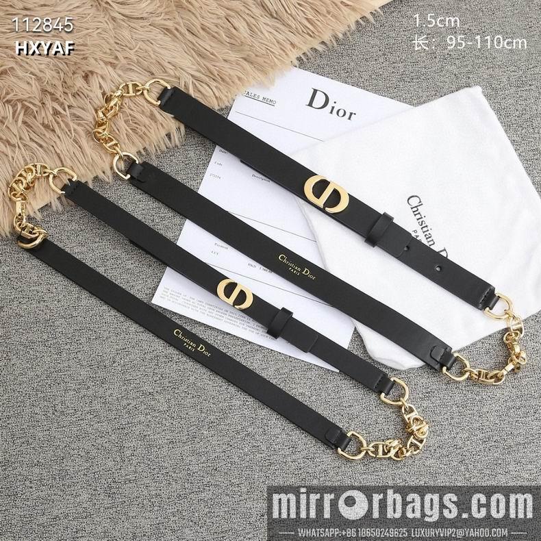 Replica Dior belt 15mmX95-110cm 8L04