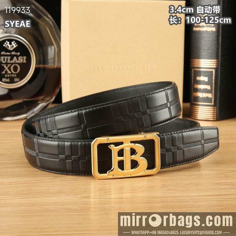 Replica Burberry belt 34mmX100-125cm 8L05