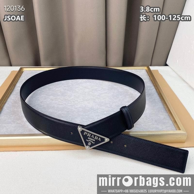Replica Prada belt 38mmX100-125cm 8L072001