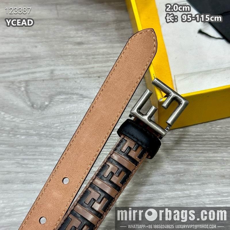 Replica Fendi belt 20mmX95-115cm 8L14