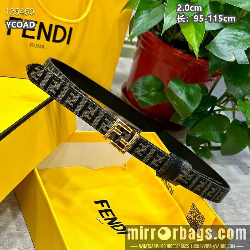 Replica Fendi belt 20mmX95-115cm 8L13