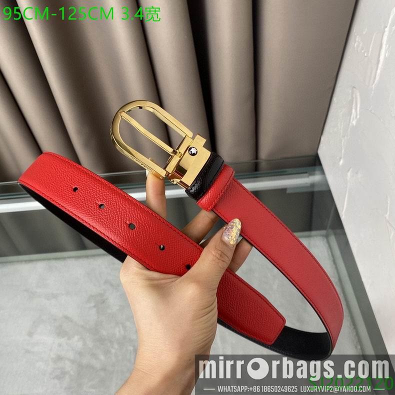 Replica Montblanc Belt 34mmX95-125CM 7D30