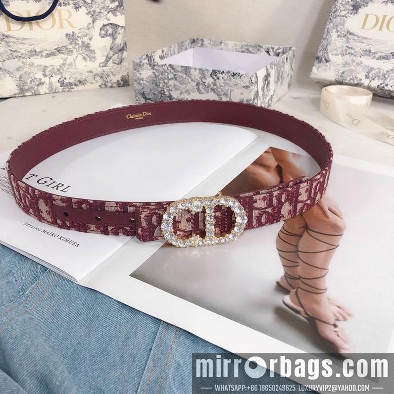 Replica Dior Belt 30mmX95-110cm 7d05