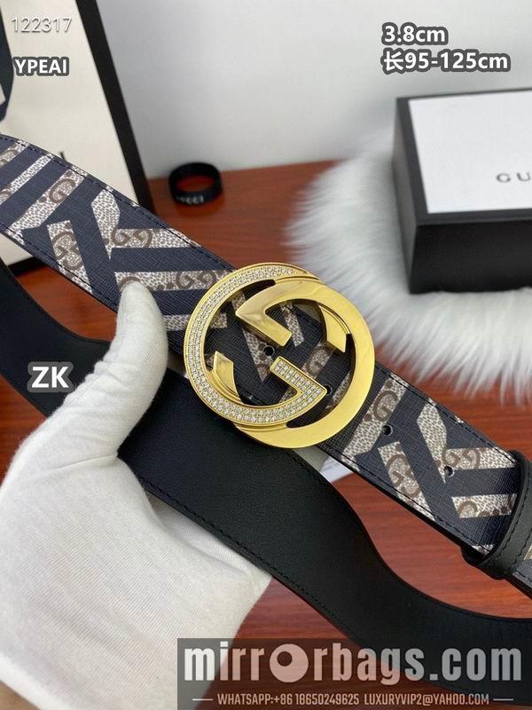 Replica Gucci belt 38mmX95-125cm 8L21