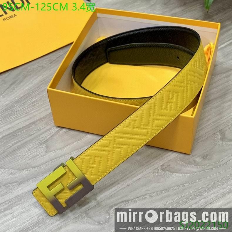 Replica Fendi Belt 34mmX95-125cm 7D01