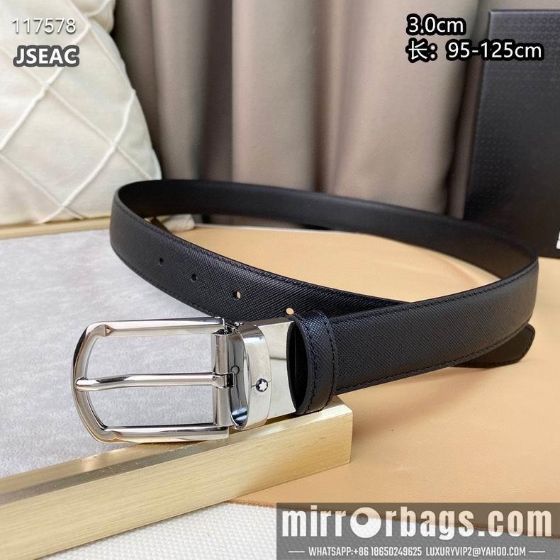 Replica Montblanc belt 30mmX95-125cm 8L04