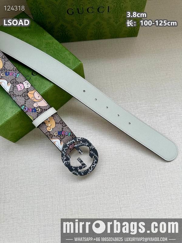 Replica Gucci belt 38mmX100-125cm 8L32