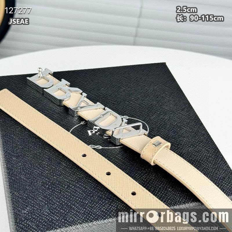 Replica Prada belt 25mmX90-115cm 8L04