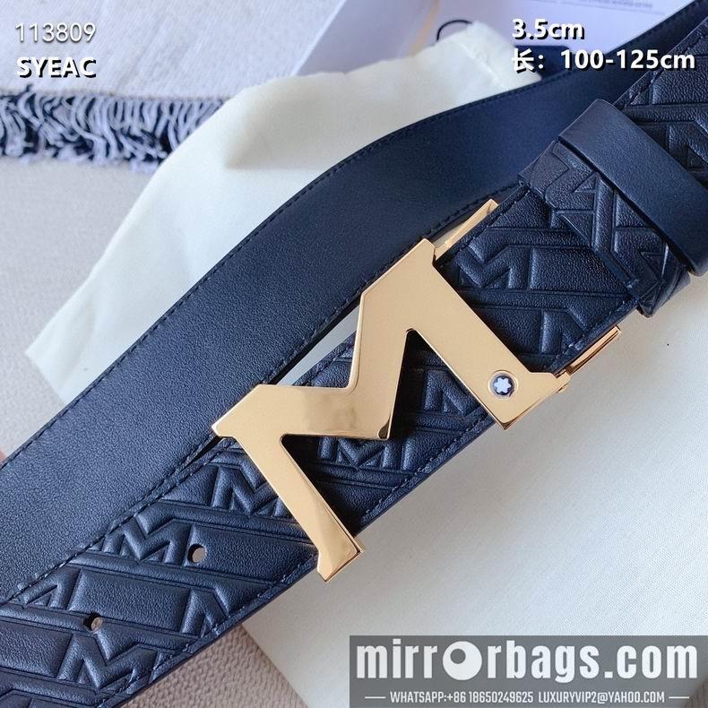 Replica Montblanc belt 30mmX95-125cm 8L02