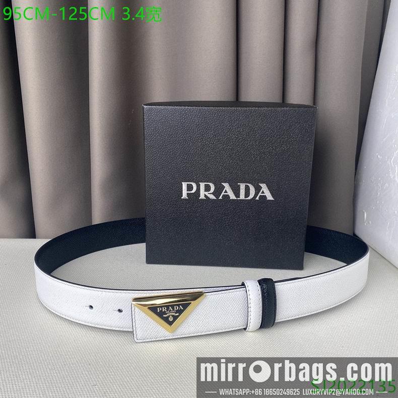 Replica Prada Belt 34mmX95-125cm 7D02