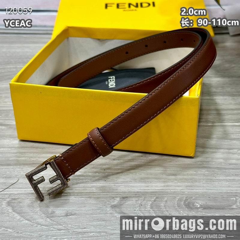 Replica Fendi belt 20mmX90-110cm 8L12
