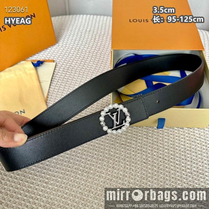 Replica LV belt 35mmX95-125cm 8L01