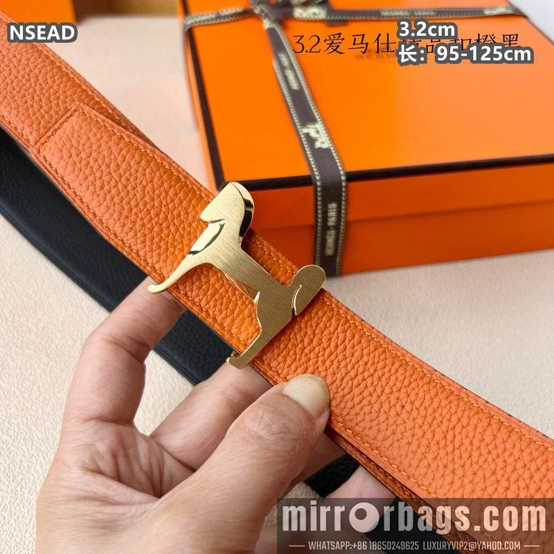 Replica Hermes belt 32mmX95-125cm 8L32