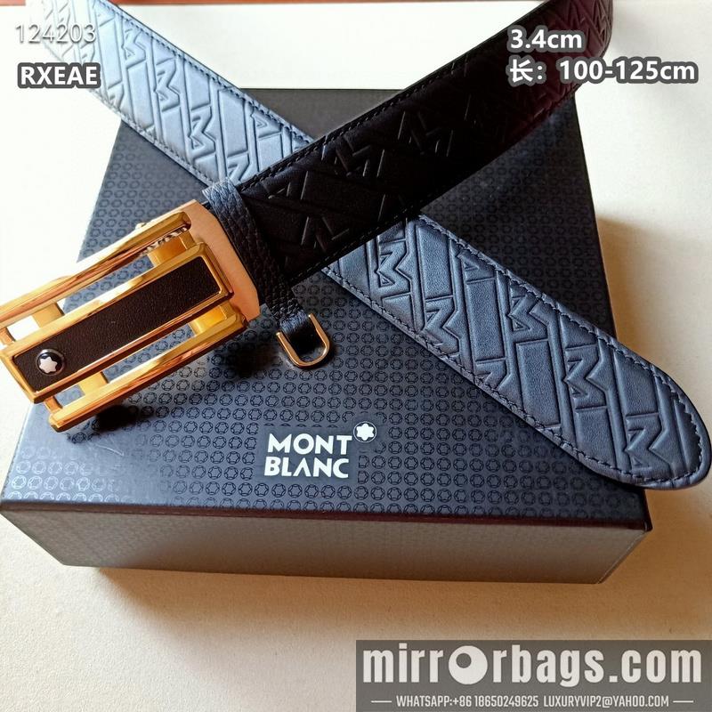 Replica Montlanc belt 34mmX100-125cm 8L12