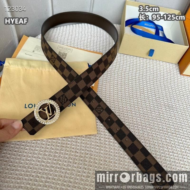 Replica LV belt 35mmX95-125cm 8L02