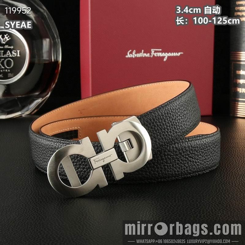 Replica Ferragamo belt 34mmX100-125cm 8L06