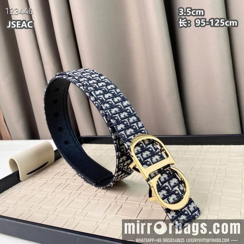 Replica Dior belt 35mmX95-125cm 8L24