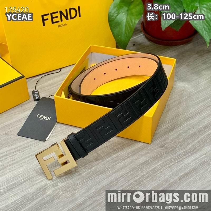 Replica Fendi belt 38mmX100-125cm 8L17