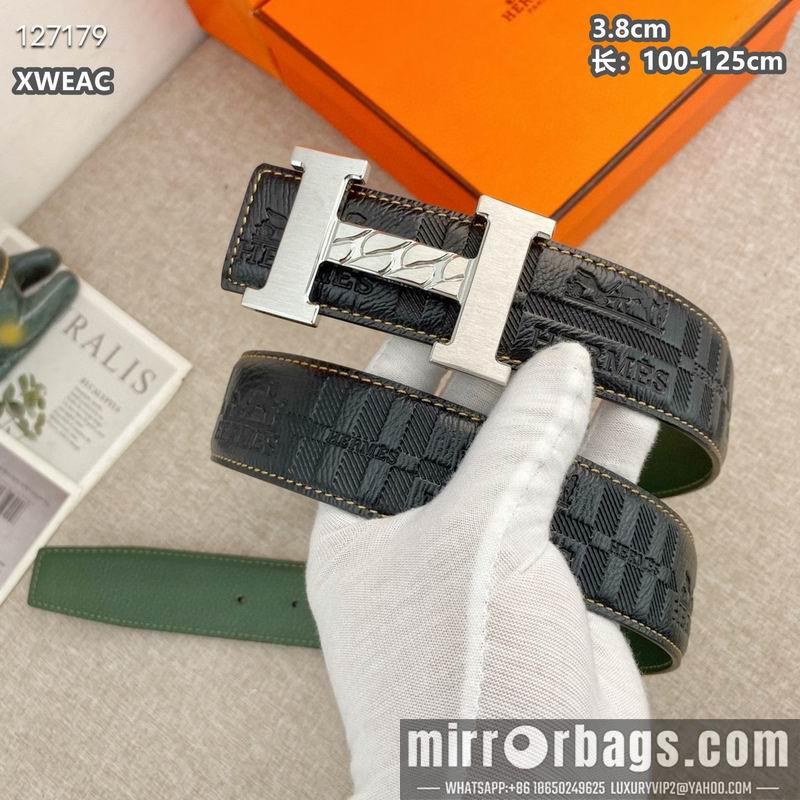 Replica Hermes belt 38mmX100-125cm 8L37