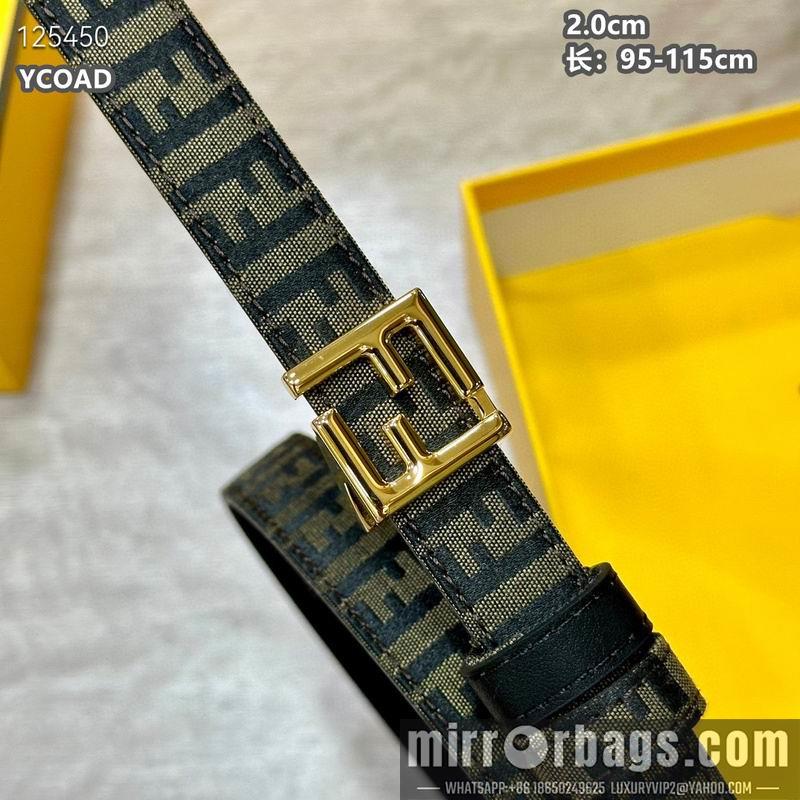 Replica Fendi belt 20mmX95-115cm 8L13
