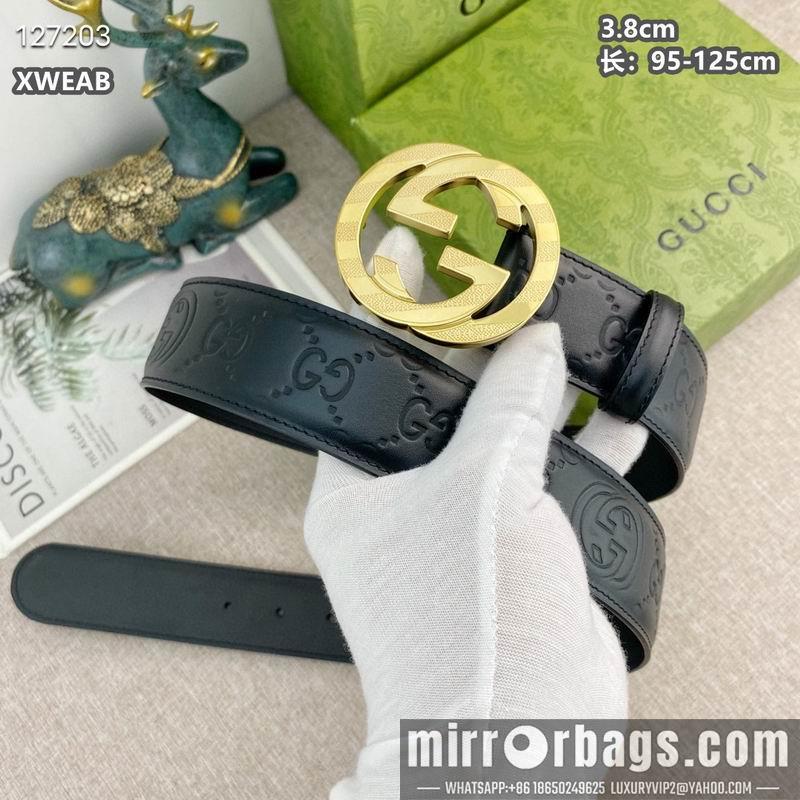 Replica Gucci belt 38mmX95-125cm 8L37