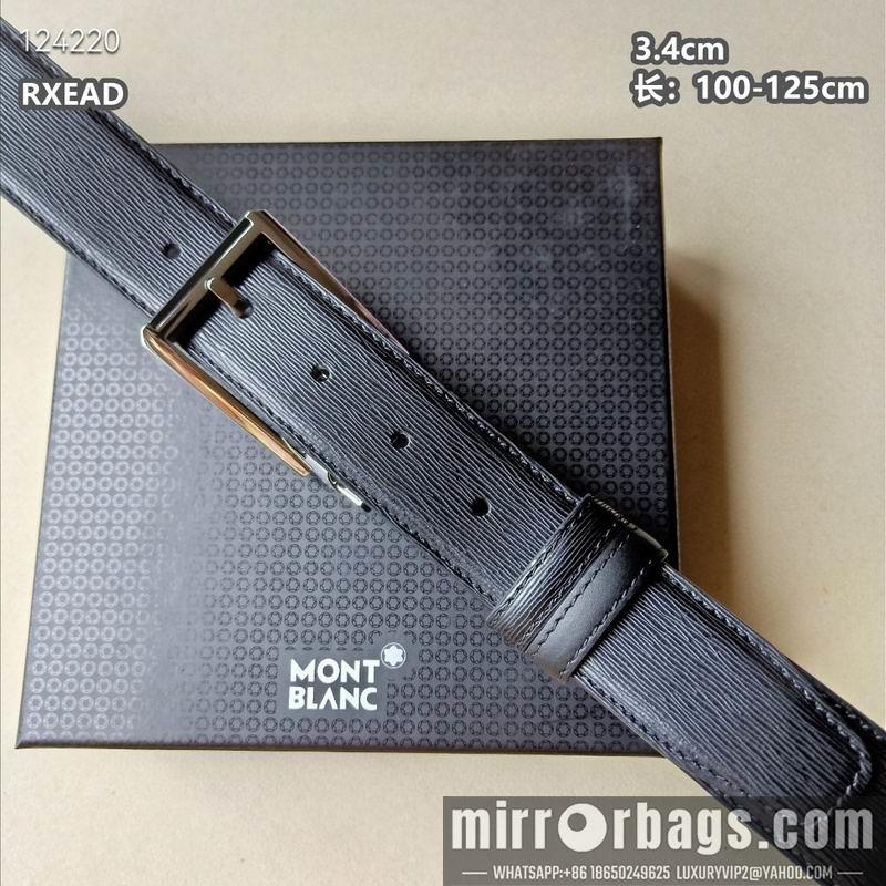 Replica Montblanc belt 34mmX100-125cm 8L05