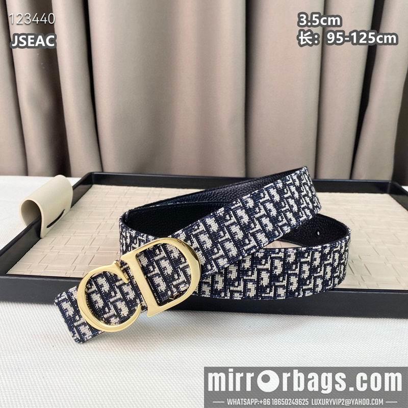 Replica Dior belt 35mmX95-125cm 8L24