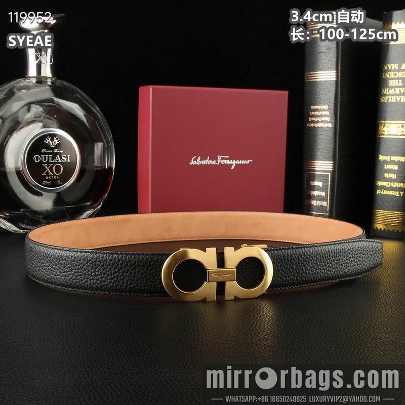 Replica Ferragamo belt 34mmX100-125cm 8L06