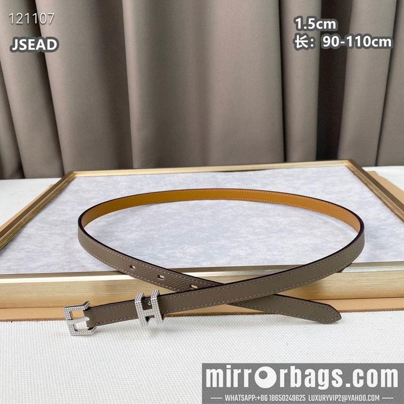 Replica Hermes belt 15mmX90-110cm 8L01