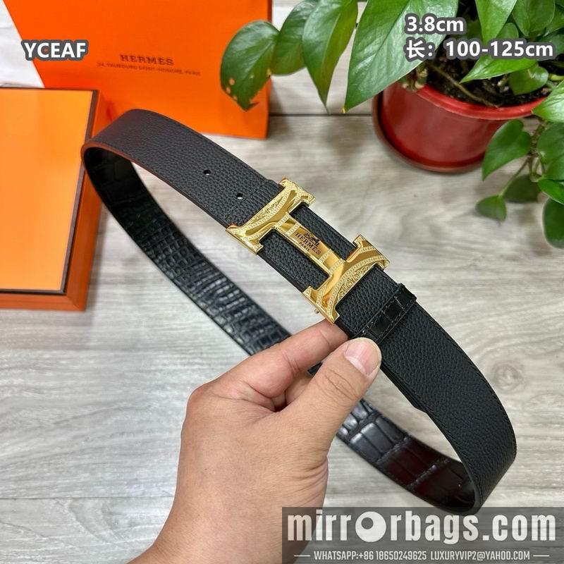 Replica Hermes belt 38mmX100-125cm 8L60