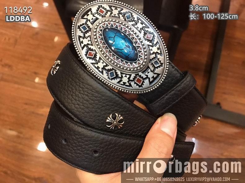Replica Chrome Hearts belt 38mmX100-125cm 8L13