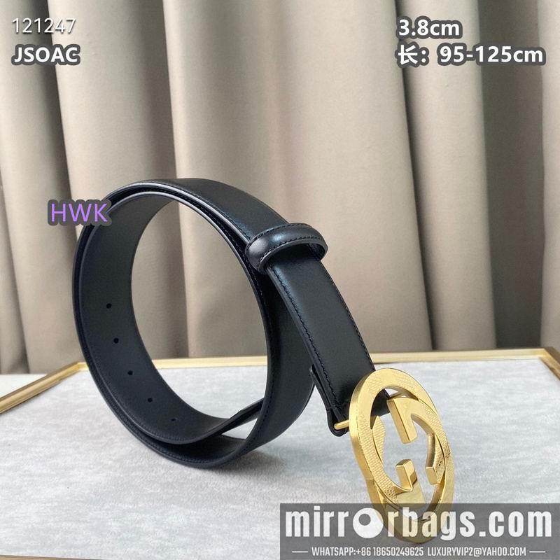 Replica Gucci belt 38mmX95-125cm 8L17