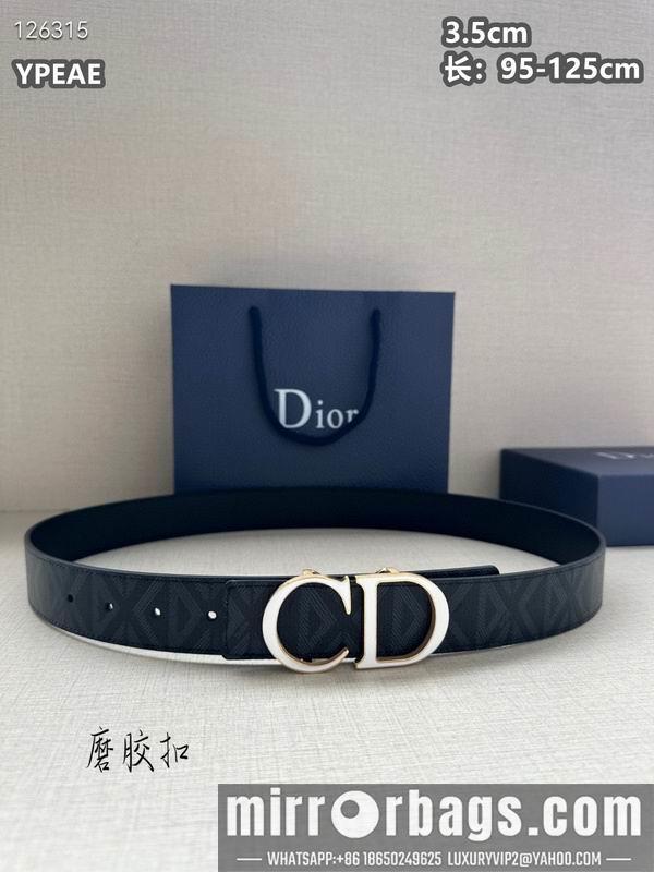 Replica Dior belt 35mmX95-125cm 8L16