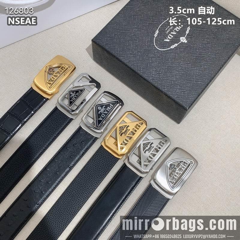 Replica Prada belt 35mmX105-125cm 8L62