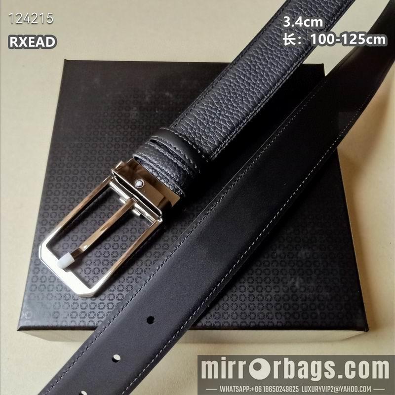 Replica Montblanc belt 34mmX100-125cm 8L05