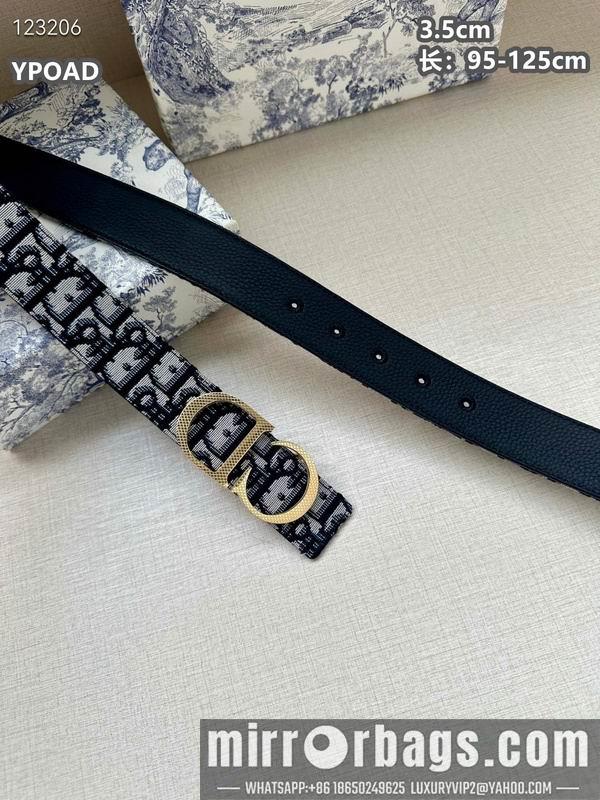 Replica Dior belt 35mmX95-125cm 8L23