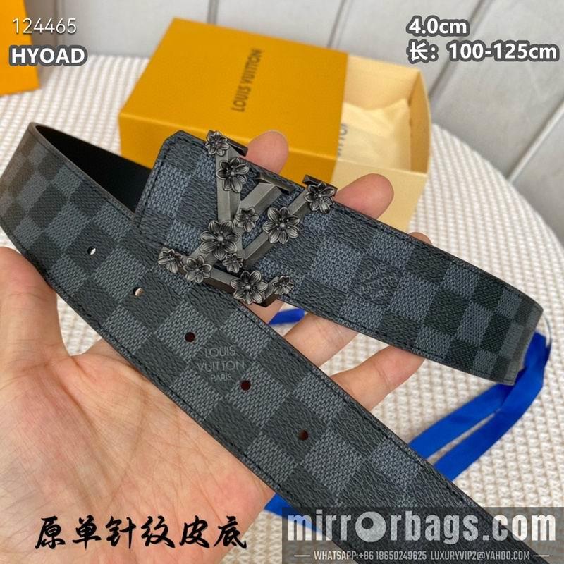 Replica LV belt 40mmX100-125cm 8L54