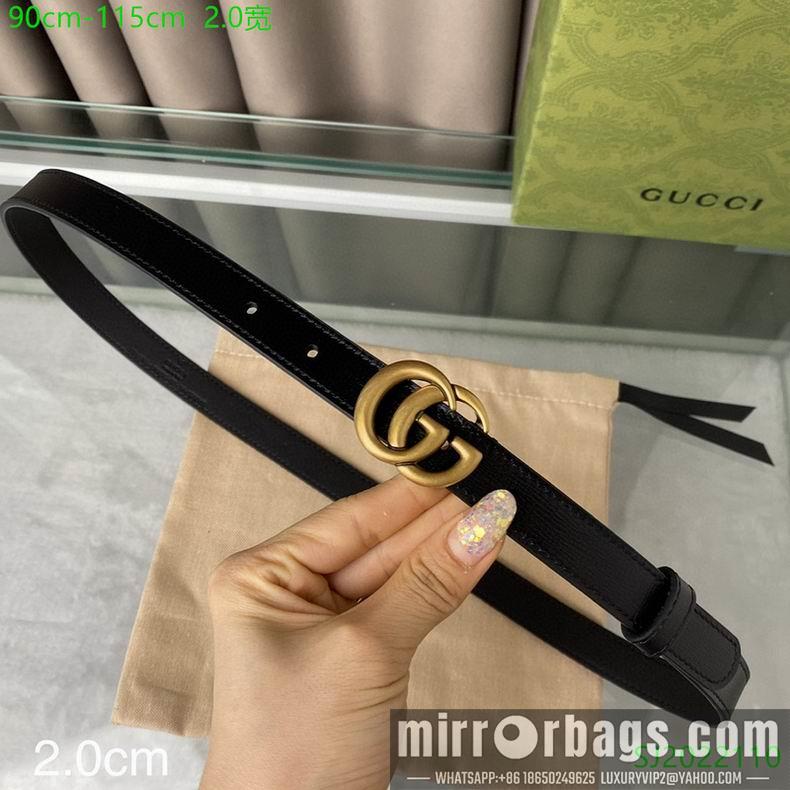 Replica Gucci Belt 20mmX90-115cm 7D02