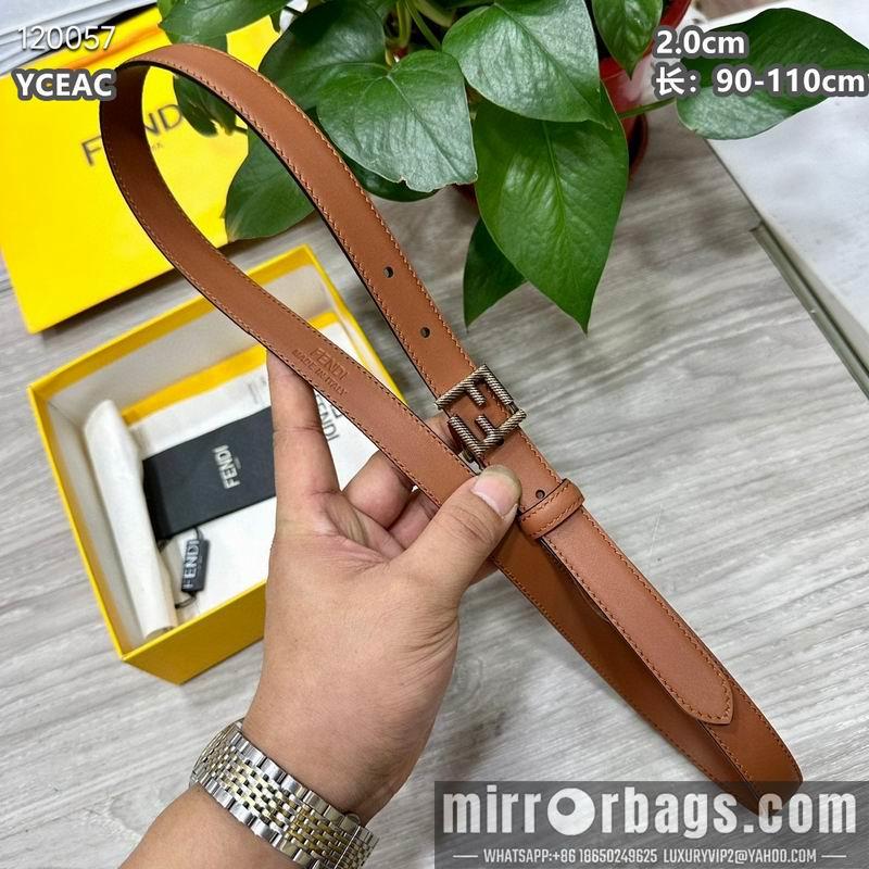 Replica Fendi belt 20mmX90-110cm 8L12