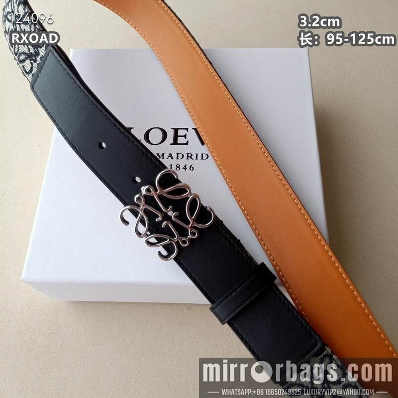 Replica Loewe belt 32mmX95-125cm 8L01