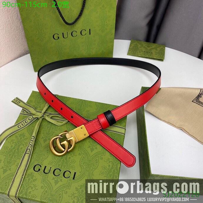 Replica Gucci Belt 20mmX90-115cm 7D04