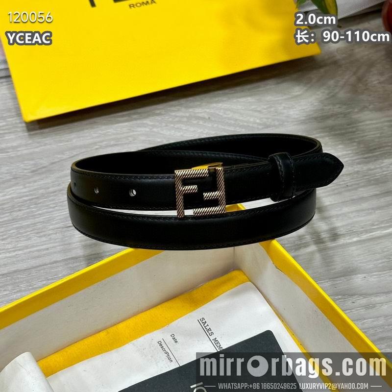 Replica Fendi belt 20mmX90-110cm 8L12