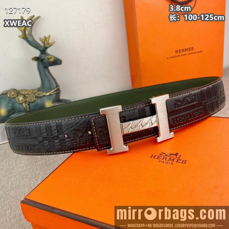 Replica Hermes belt 38mmX100-125cm 8L37